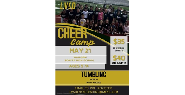 LVSD Youth Tumbling Cheer Camp